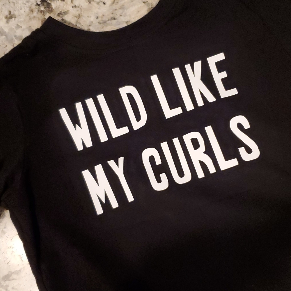 Custom Wild Like My Curls Toddler Tee